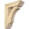 Ekena Millwork Imperial Slat Rough Sawn Bracket w/ Offset Brace, Douglas Fir, 6"W x 18"D x 22"H BKT0604X18X22IMP06RDF - alternate 1